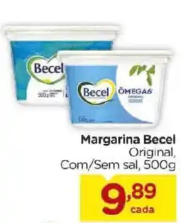 Carrefour Margarina becel original com/sem sal oferta