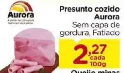 Carrefour Presunto cozido Aurora Sem capa de gordura, Fatiado oferta