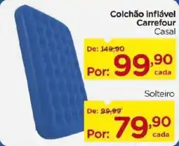 Carrefour Colchão inflável Carrefour Casal oferta