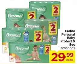 Carrefour Bairro Fralda personal baby protect & sec oferta