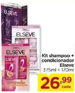 Carrefour Kit shampoo + condicionador Elseve oferta