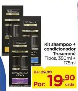 Carrefour Kit shampoo + condicionador Tresemmé Tipos oferta