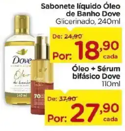 Carrefour Óleo de banho Dove oferta