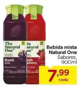 Carrefour Bebida mista natural one sabores oferta