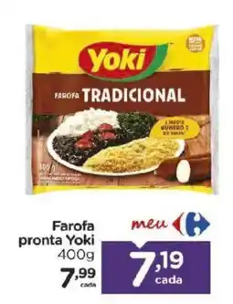 Carrefour Bairro Farofa pronta Yoki oferta