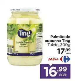 Carrefour Bairro Palmito de pupunha ting tolete oferta