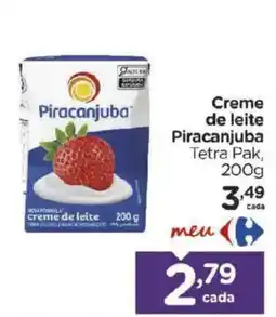 Carrefour Bairro Creme de leite Piracanjuba oferta