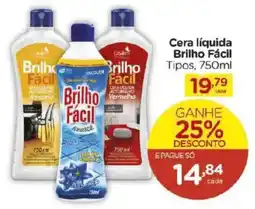 Carrefour Bairro Cera líquida Brilho Fácil Tipos oferta