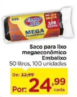Carrefour Bairro Saco para lixo megaecconômico embalixxo oferta
