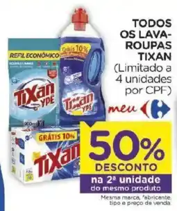 Carrefour Todos os lava-roupas tixan oferta