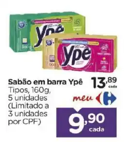 Carrefour Sabão em barra Ypê oferta