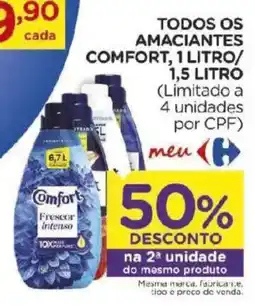 Carrefour Todos os amaciante comfort oferta