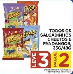 Carrefour Bairro Todos os salgadinhos cheetos e fandangos oferta