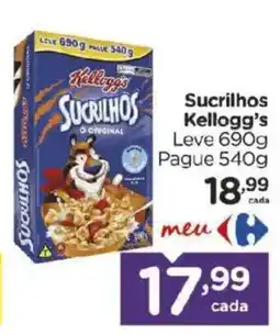 Carrefour Bairro Sucrilhos Kellogg's o original oferta