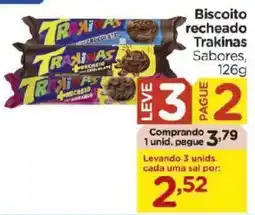 Carrefour Bairro Biscoito recheado trakinas sabores oferta