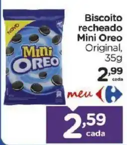 Carrefour Bairro Biscoito recheado mini oreo original oferta