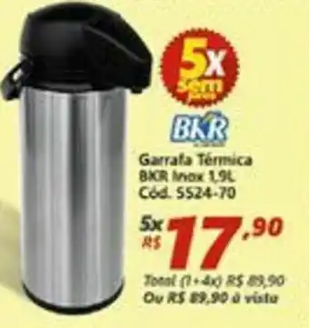 Lojas Becker Garrafa Termica BKR Inox 1.9L oferta
