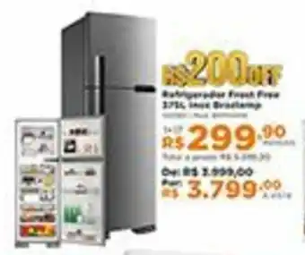 Lojas Solar Refrigerador Frost Free Brastemp oferta