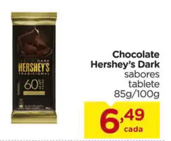 Chocolate Hershey Dark 85g/100g