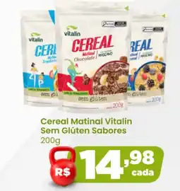 Ultrabox Cereal Matinal Vitalin Sem Glúten Sabores oferta