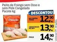 Tenda Atacado De - peito de frango sem osso e sem pele congelado oferta