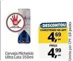 Tenda Atacado Michelob ultra - cerveja oferta