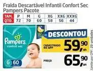 Tenda Atacado Pampers - fralda descartável infantil confort sec oferta