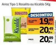 Tenda Atacado Rosalito - arroz tipo 1 oferta