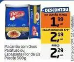Tenda Atacado Flor - macarrão com ovos parafuso ou espaguete oferta