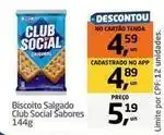 Tenda Atacado Club social - biscoito salgado oferta