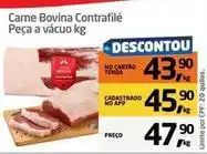Tenda Atacado Bovina - carne bovina contrafilé peça a vácuo oferta
