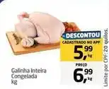 Tenda Atacado Galinha inteira congelada oferta