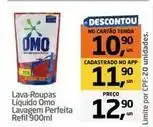 Tenda Atacado Omo - lava-roupas líquido lavagem perfeita refil 900ml oferta