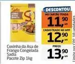 Tenda Atacado Sadia - coxinha da asa de frango congelada oferta
