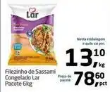 Tenda Atacado Lar - filezinho de sassami congelado oferta