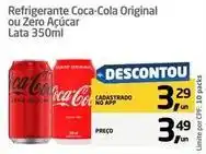 Tenda Atacado Coca-cola - refrigerante original ou zero açúcar oferta