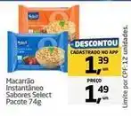 Tenda Atacado Select - macarrão instantâneo oferta