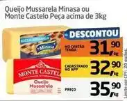 Tenda Atacado Sensação de minas - queijo mussarela ou monte castelo peça acima de 3kg oferta