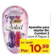 Carrefour Bic - aparelho para depilar comfort 3 oferta