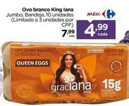 Carrefour King iana - ovo branco oferta