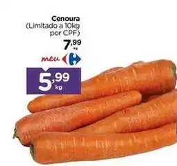 Carrefour Cenoura oferta