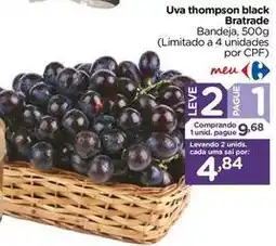 Carrefour Bratrade - uva thompson black oferta