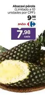 Carrefour Abacaxi pérola oferta