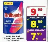 Roldão Brilhante - lava roupas líquido tipos oferta