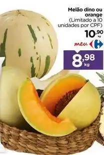 Carrefour Melão dino ou orange oferta