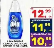 Roldão Omo - lava roupas líquido oferta