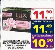 Roldão Lux - sabonete em barra botanicals tipos com 6 unidades oferta