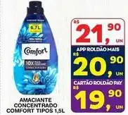 Roldão Comfort - amaciante concentrado oferta