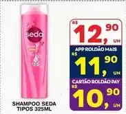 Roldão Seda - shampoo tipos 325ml oferta