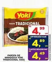 Roldão Yoki - farofa de mandioca tradicional oferta